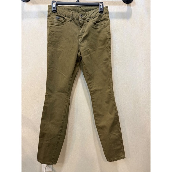 Kuhl Pants - Kuhl Kontra Skinny Pants Womens 4 Olive Green High Rise Hiking Outdoor Stretch